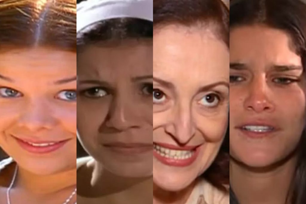 Mirna, Débora, Zulmira e Serena em Alma Gêmea. (A imagem: é reprodução).